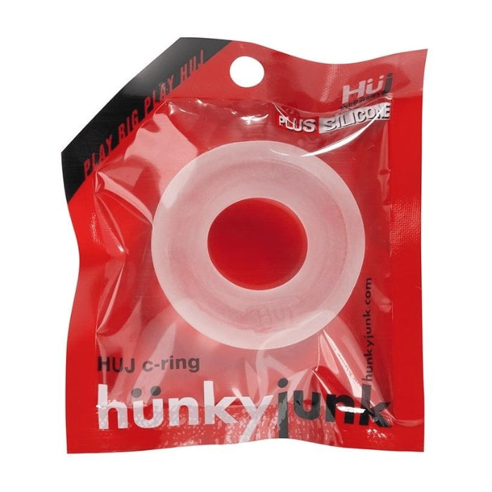 This cleverly designed cockring has a groove inside the ring that flattens out when worn, this keeps the ring in place and keeps a bit of lube between the ring and the wearer for comfort. This feature also prevents the rings from rolling up and down the shaft. Made from TPR silicone.