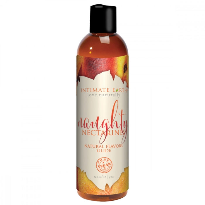these deliciously tempting lubricants are naturally flavored and Aspartame-Free! With absolutely no aftertaste and great packaging with visual appeal, your customers will love these dessert and fruit inspired lubricants which are perfect for any bedroom rendezvous! Intimate Earth's Flavored Lubricants use a naturally derived glycerin and Saccharine.