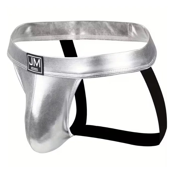 Lady Jane Adult Sex Shop | Jockmail Backless Jockstrap - Silver L