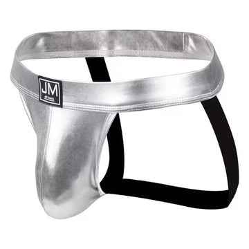Lady Jane Adult Sex Shop | Jockmail Backless Jockstrap - Silver L