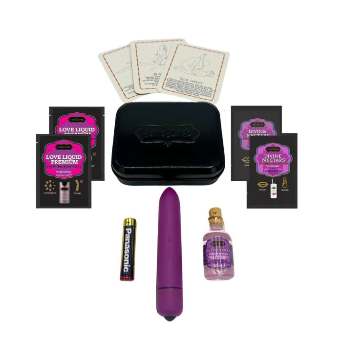 Lady Jane Adult Sex Shop | Kama Sutra Weekender Kit with Bullet - Raspberry