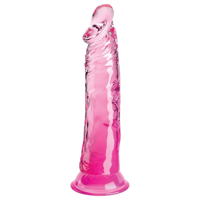 Lady Jane Adult Sex Shop | King Cock Clear 8inch Dildo - Pink