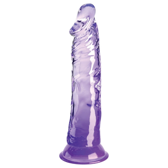 Lady Jane Adult Sex Shop | King Cock Clear 8inch Dildo - Purple