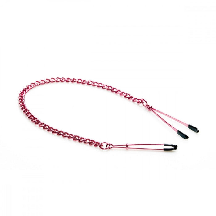 Lady Jane Adult Sex Shop | Sex Kitten Nipple Clamps with Chain - Pink