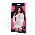 Lady Jane Adult Sex Shop | Lapdance Lace Off the Shoulders Mini Dress White