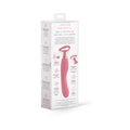 Le wand lick 3 in 1 vibrator pink silicone wand with smooth tapered body for ergonomic g spot and oral stimulation
