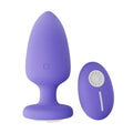 Lady Jane Adult Sex Shop | LED Light Up Anal Plug with Remote - Purple Large