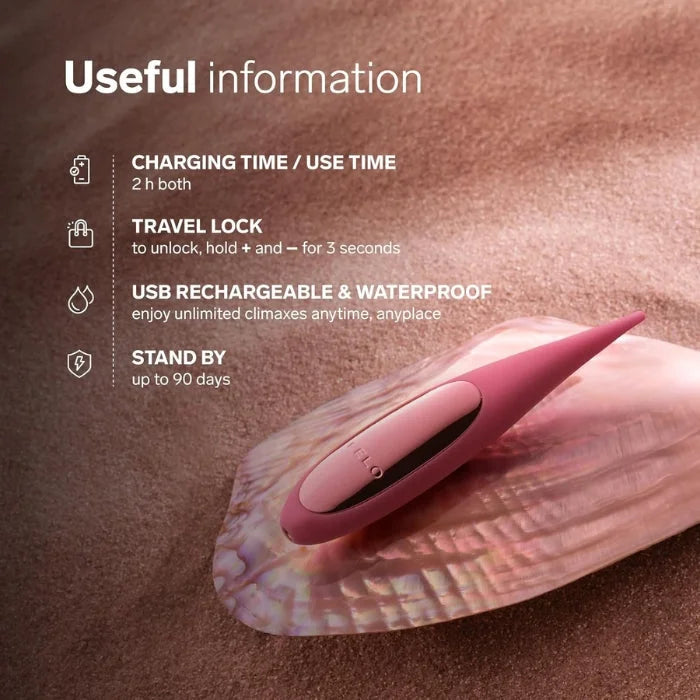 Lady Jane Adult Sex Shop | Lelo DOT Travel Clitoral Vibrator - Purple