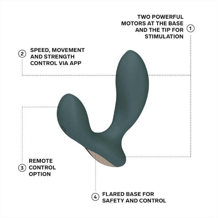 Lady Jane Adult Sex Shop | Lelo Hugo 2 Medium Anal Plug - Green