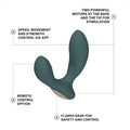 Lady Jane Adult Sex Shop | Lelo Hugo 2 Medium Anal Plug - Green