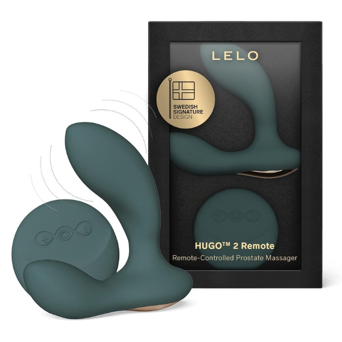 Lady Jane Adult Sex Shop | Lelo Hugo 2 Prostate Massager with Remote - Green