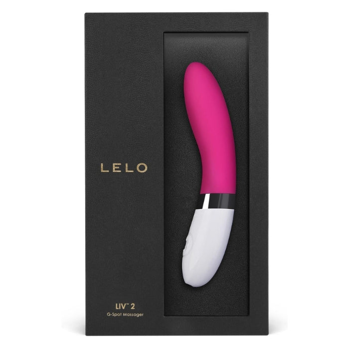 Lelo Liv 2 G-spot vibrator, with or without your lover, you will feel spoilt with the 8 stimulating modes to satisfy your G-Spot. Petite and unintimidating, this vibrator is perfect for beginners at G-spot play. Smooth and sensual to the touch. Medical Grade Silicone. 100% waterproof. USB Rechargeable.