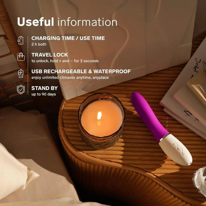 Lady Jane Adult Sex Shop | Lelo Live 3 G-Spot Vibrator with APP - Powder Blue