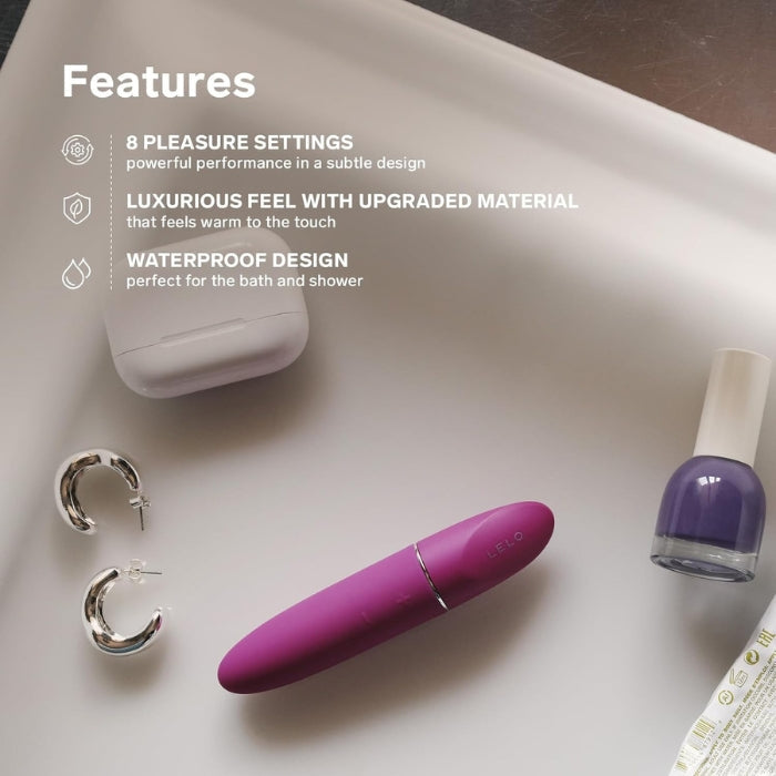 Lady Jane Adult Sex Shop | Lelo Mini Mia 3 Clitoral Vibrator - Deep Rose
