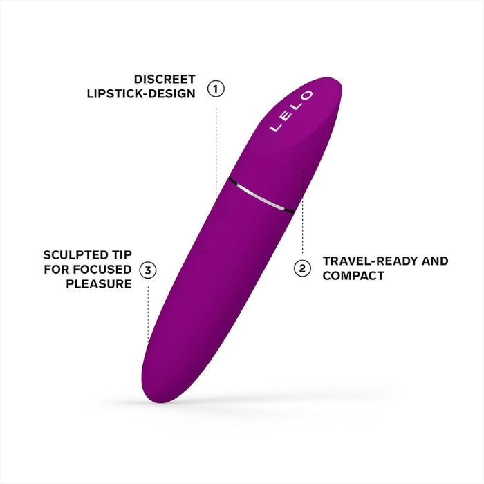 Lady Jane Adult Sex Shop | Lelo Mini Mia 3 Clitoral Vibrator - Deep Rose