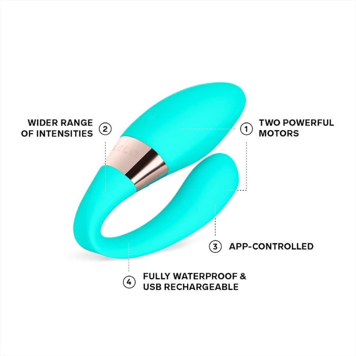 Lady Jane Adult Sex Shop | Lelo Tiani Harmony Couples Vibrator - Aqua