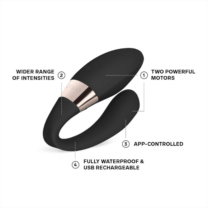 Lady Jane Adult Sex Shop | Lelo Tiani Harmony Couples Vibrator - Black