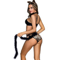 Lady Jane Adult Sex Shop | Leopard Print Cat Fantasy Outfit (5 Piece) | Category_Fantasy Outfits, dress up, Gender_For