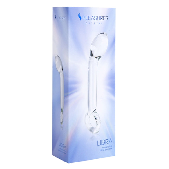 Lady Jane Adult Sex Shop | Libra 6 inch Glass Dildo - Clear | SubCategory_Dildos, Type_Glass Dildos