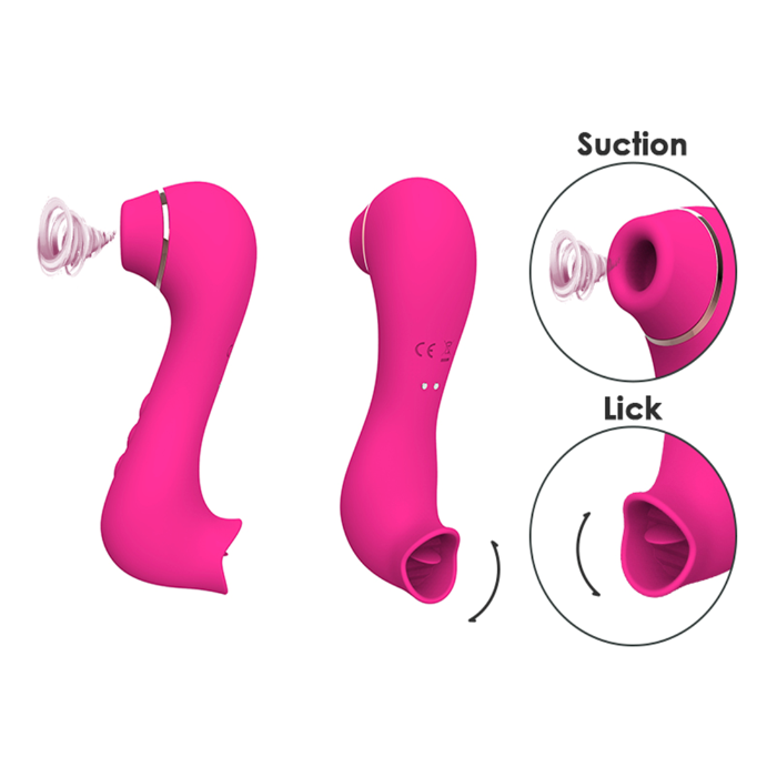 The Little john Clit Stimulator is designed for those ladies who prefer all round stimulation. This toy is perfectly created to provide the clitoris with 10 suction modes that draw the blood to the clitoris making it more sensitive. On the other side it has a small tongue that mimics licking action. The toy can also be used for those who enjoy a little nipple play too. USB rechargeable, waterproof and made from a body safe silicone.