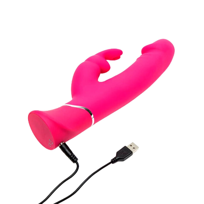 Lady Jane Adult Sex Shop | Lovehoney Happy Rabbit Dual Density Vibrator - Pink | Gender_For Women,