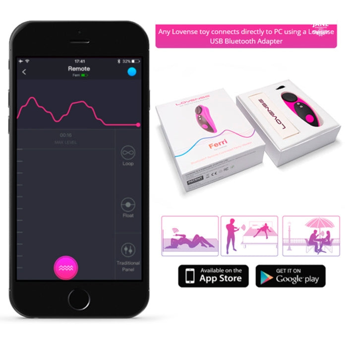 Lady Jane | Adult Sex Shop | Lovense Ferri Panty Vibrator (app) (usb) Lady Jane | Adult Sex Shop | Lovense Ferri Panty Vibrator (app) (usb)