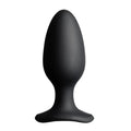 Lovense Hush 2 vibrating anal plug large 57mm black silicone with Luvence base