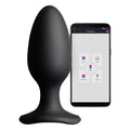 Lovense Hush 2 vibrating ana plug large 57mm black silicone with livense engraving