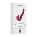 Lovense Lapis Strapless Strap-On Created for female body types to experience penetrating their partner, share the sensation simultaneously with your partner through dual-ended vibration. No matter if you're lesbian, bisexual, or questioning, enjoy the Lovense Lapis Double Dildo Strapless Strap-on. 3 motors can be controlled separately to customize the desired level of vibration intensity and pattern. App controlled, USB rechargeable and waterproof.