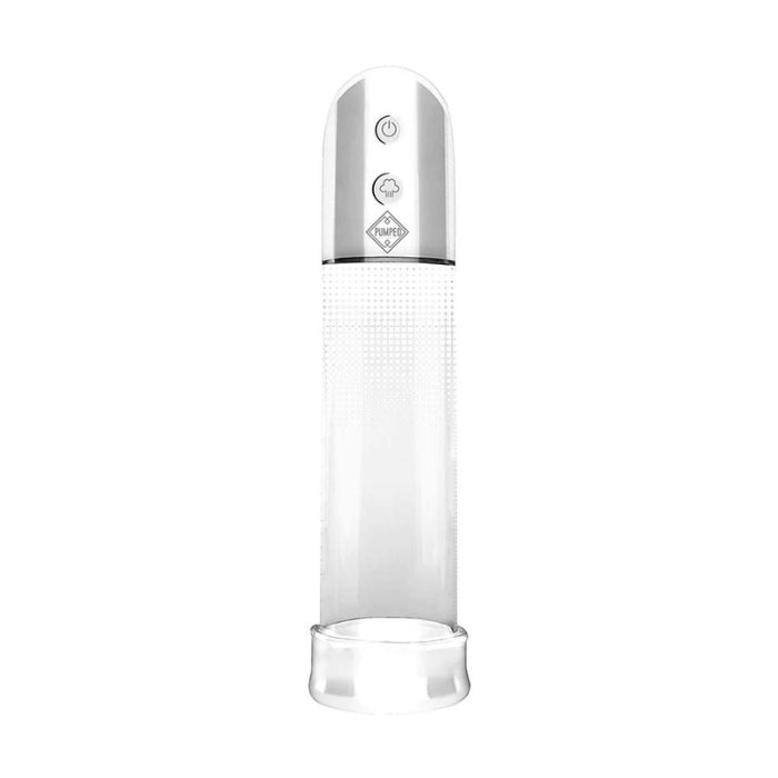 With a total cylinder length of 20cm 7.8 inches and an inner diameter of 6 cm, 2.36 inches, this high-quality pump gives you ample possibilities to grow in both directions! The insertion sleeve is made of smooth Silicone. At the touch of a button, the extremely powerful pump will create a super-strong vacuum, giving you a quick and powerful erection.