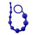 Designed with graduating size beads for your comfort and safety. Anal Training with 10 flexible beads of graduating size you can ease your way into more intense anal play. Length 12.5 inches. Insertion length 10.25 inches. Width .75 inch.