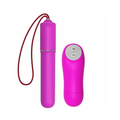 Magic X20 Mini pink bullet vibrator with remote and red strap