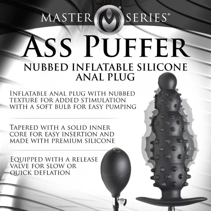 Lady Jane Adult Sex Shop | Master Series Ass Puffer Inflatable Anal Plug