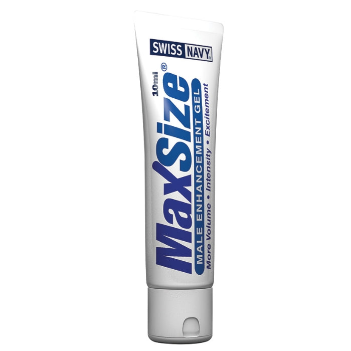 Max Size Cream is a male enhancement cream that provides immediate results. Max Size Cream significantly dilates blood vessels and capillaries. Users report increased sexual stamina and male enhancement without any side effects. Users convey a distinct sensation of pleasure and enhancement within moments of application. This non-oily, non-greasy formula may be enjoyed during sex by both partners, male and female. 10ml tube