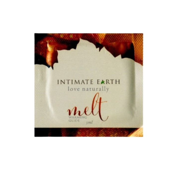 Melt Warming Aqua Lubricant Sachet 3ml with leaf design