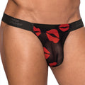 Kiss Me Micro G-String is playful and stylish. The modern plush elastic waistband and comfort pouch will keep you in check for assured continuous action. Size Small/Medium.