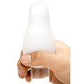 The Tenga egg is discreet and adorable, the perfect secret partner for all men out there. This small masturbator is the ideal travel partner. The toy has a little opening in it that allows you to effortlessly slip your erect penis inside where you will find textured ridges, gently pull down the egg over the penis to give your self or partner the best hand job of your life. Easy to use and comes in a variety of different textures to suit each individual. Stretchy and suitable for all sizes.