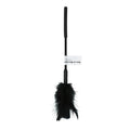 Use the Feather Tickler to outline every sensuous curve, massage every delicate corner, and explore every inch of intimacy on your lover's body - tickling unspeakable pleasure along the way with ultra-soft feathers. Add your favorite blindfold, whip, or riding crop to amp up the pleasure and senses even more!