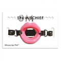 Create a sexy lipstick fantasy with the Silicone Lips open mouth gag. Wrap your lips around the gag and secure. Secure with adjustable vegan leather strap and buckle closure. One size fits most.