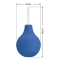 Mr Play Anal Douche blue silicone bulb with white tube