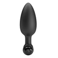 Large black Mr Play vibrating anal plug with tapered tip