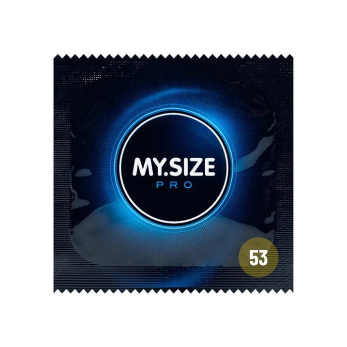 My.Size Pro Condoms 53mm have a 15% thinner wall thickness as average condoms, offering a greater sensitivity. made of Vytex, a specific natural latex. Vytex is a revolutionary plant-based raw material to eliminate nearly all the typical latex smell and the antigenic problem-causing proteins that can result in an allergic reaction to natural rubber latex. Vegan friendly.