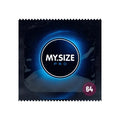 MY.SIZE PRO 64mm is a large size condom for a wider fit, ideal for those who feel that regular size condoms are too small. They have a 15% thinner wall thickness as average condoms, offering a greater sensitivity. made of Vytex, a specific natural latex. Vytex is a revolutionary plant-based raw material to eliminate nearly all the typical latex smell and the antigenic problem-causing proteins that can result in an allergic reaction to natural rubber latex. Vegan friendly.