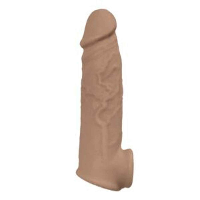 Lady Jane Adult Sex Shop | Natural Realskin Vibrating Penis Xtender - Dark