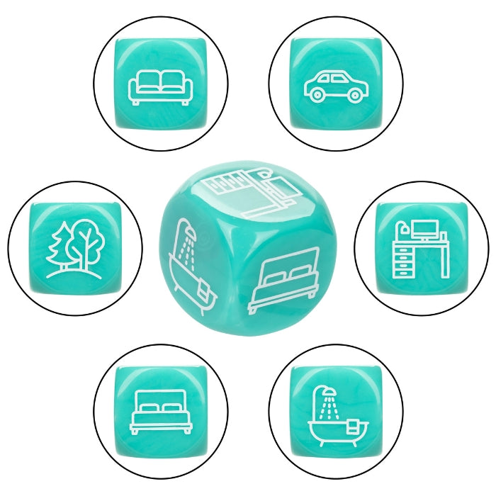 Lady Jane Adult Sex Shop | Naughty Bits Roll With It Icon Sex Dice Game