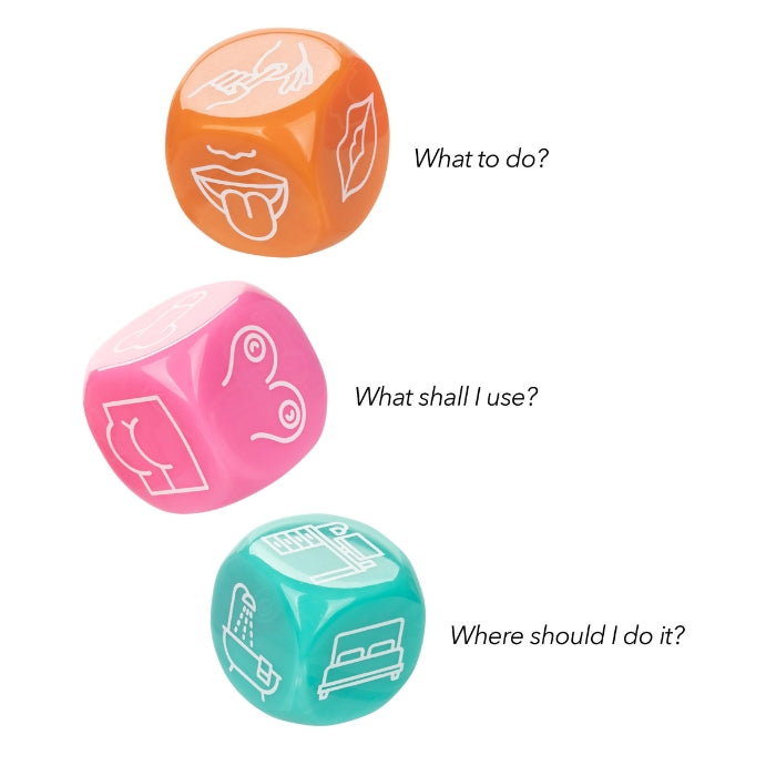 Lady Jane Adult Sex Shop | Naughty Bits Roll With It Icon Sex Dice Game