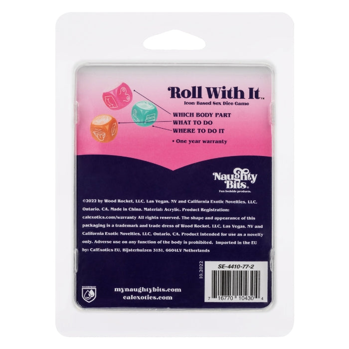 Lady Jane Adult Sex Shop | Naughty Bits Roll With It Icon Sex Dice Game