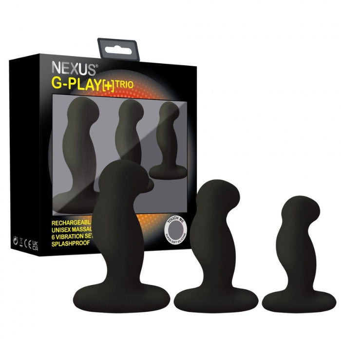 Lady Jane Adult Sex Shop | Nexus G-Play Anal Trio Plus Vibrator - Black