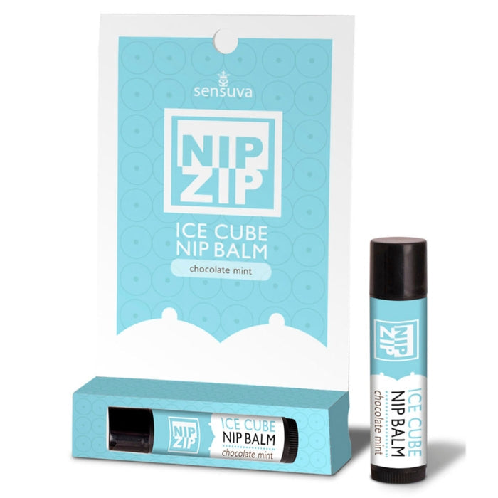 Lady Jane Adult Sex Shop | Nip Zip Ice Cube Nip Balm Strawberry Mint (4g) | Category_Lubes & Enhancers, Edibles,