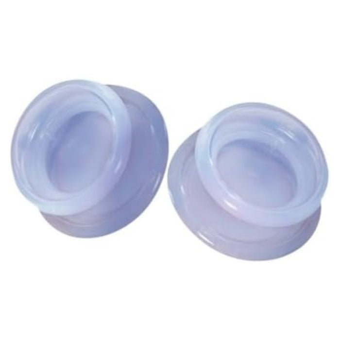 These nipple suckers as perfect for men and woman. These easy to use suckers are placed over the nipple and then given a push in the middle to form the suction. They provide a constant suction that are sure to get your nipples more swollen and sensitive in no time. Made from silicone.